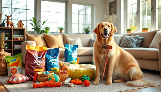 A well-balanced dog and cat diet with premium pet food, automatic feeders, and water bowls