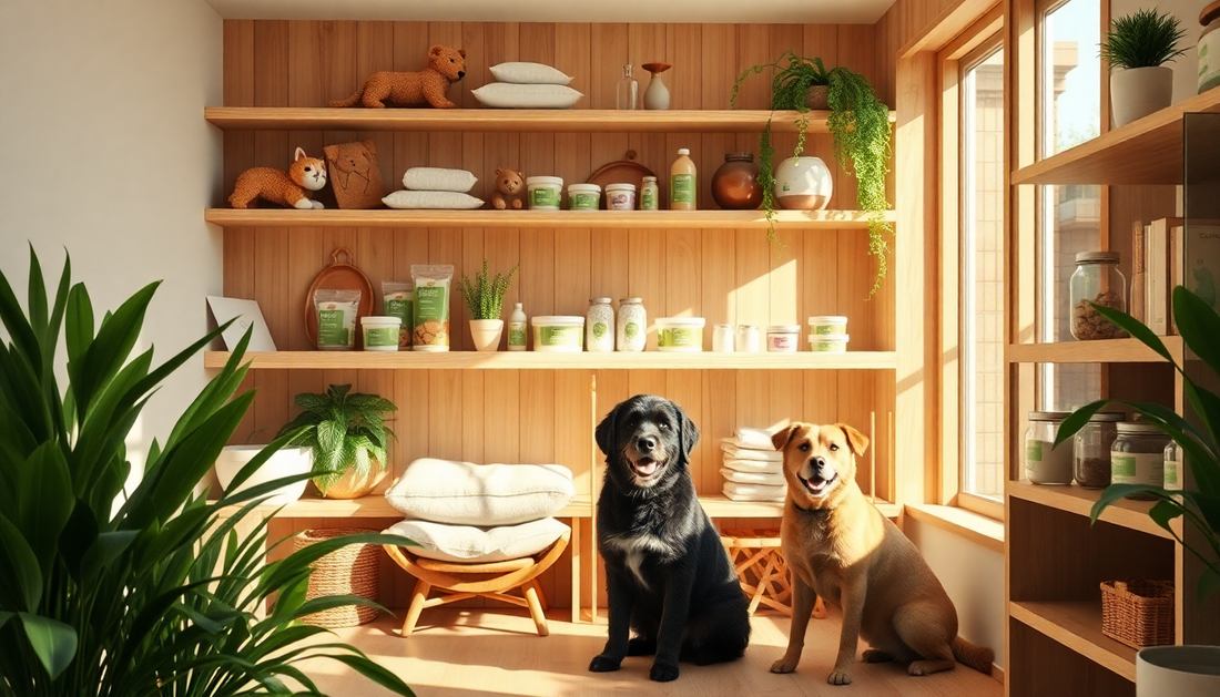 Eco-friendly pet supplies for a sustainable and healthy pet lifestyle.