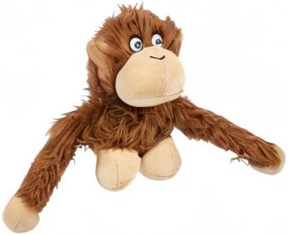 Best Pet Supplies O-Hug-Atan Interactive Squeaky Plush Toy for Small and Medium Breed Puppies or Dogs