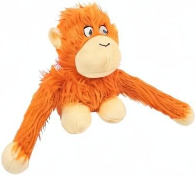 Best Pet Supplies O-Hug-Atan Interactive Squeaky Plush Toy for Small and Medium Breed Puppies or Dogs