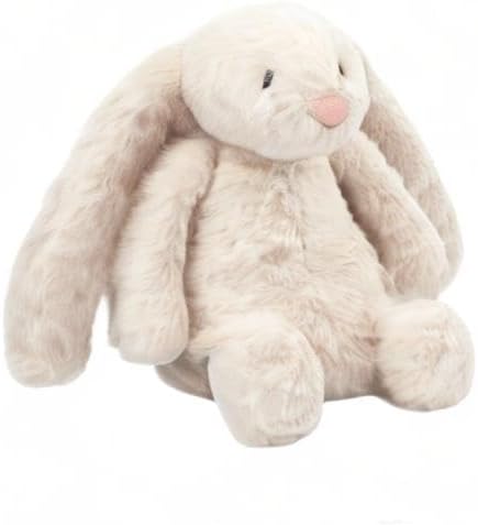 Best Pet Supplies Interactive Bunny Buddy Dog Toy with Crinkle and Squeaky Enrichment for Small and Medium Breed Puppies or Dogs