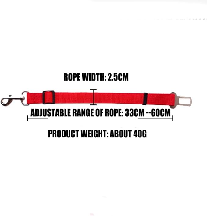 Car Vehicle Seat Belt Pet Dog Cat Safety