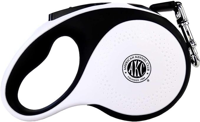 AMERICAN KENNEL CLUB Retractable Tangle-Free Dog Leash 16.4ft, for 66 lbs,