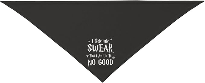 I Solemnly Swear I Am Up to No Good Dog Bandana