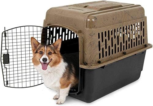 Petmate Ruffmaxx Camouflage Dog Kennel Pet Carrier & Crate 32' (30-50 w/360-Degree Ventilation,