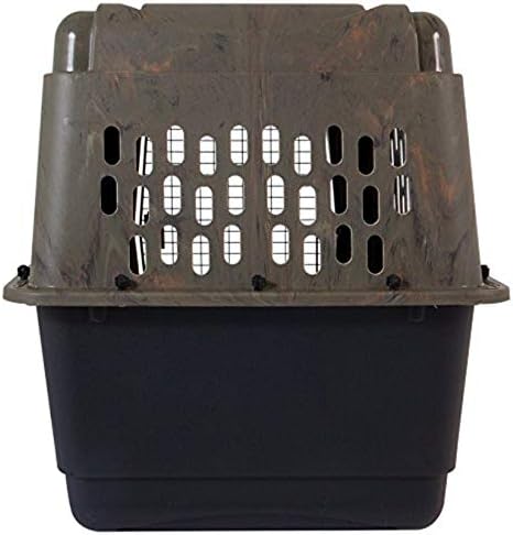 Petmate Ruffmaxx Camouflage Dog Kennel Pet Carrier & Crate 32' (30-50 w/360-Degree Ventilation,