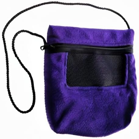 Bonding Carry Pouch for Sugar Gliders and other small pets (Purple)