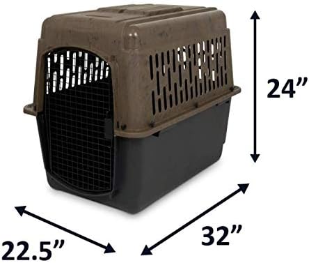 Petmate Ruffmaxx Camouflage Dog Kennel Pet Carrier & Crate 32' (30-50 w/360-Degree Ventilation,