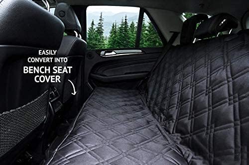 Bulldogology Dog Car Seat Cover For Back Seat