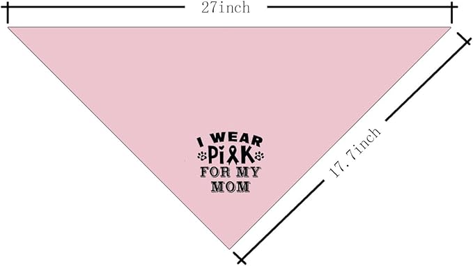 Pink Dog Bandana (D46)