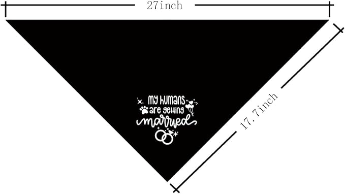 My Humans are Getting Married Dog Bandana (C54)