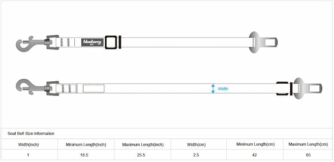 Blueberry Pet Essentials Pastel Color Reflective Matching Dog Harness Vest and Seatbelt Set in Navy