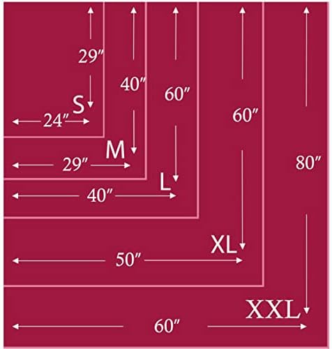 Macevia Fluffy Fleece Dog Blankets (L(40''x60''), Wine)