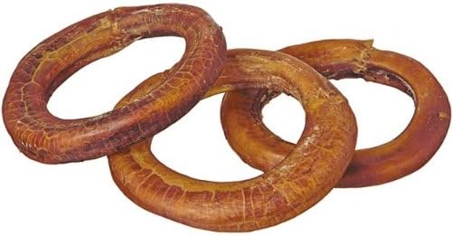 Pawstruck All-Natural 4" Bully Stick Rings for Dogs 100% Beef 25 Pack