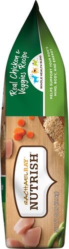 Premium Natural Dry Dog Food with Added Vitamins, Minerals & Taurine, Real Chicken & Veggies Recipe, 40 Pounds (Packaging May Vary)