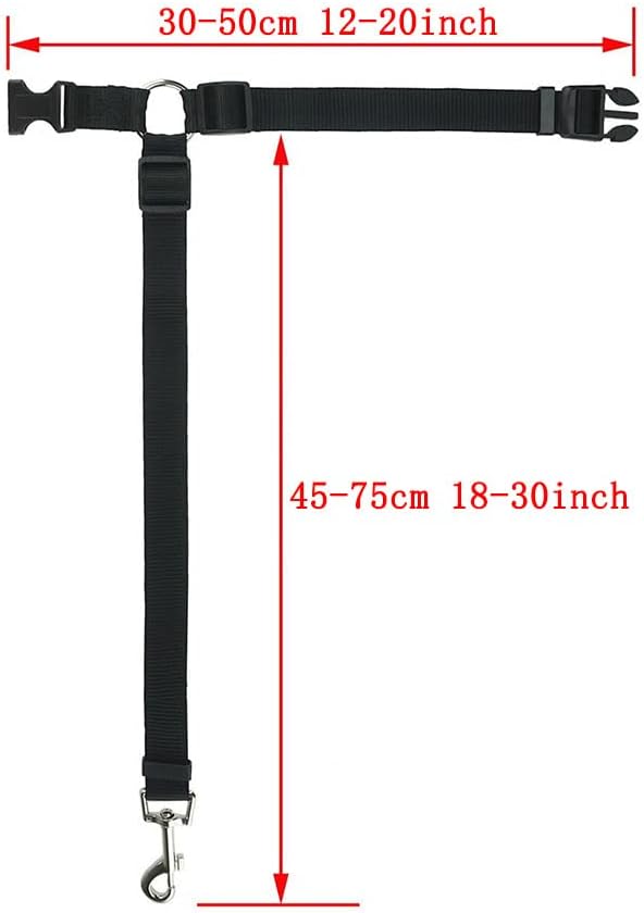 Dog Cat Safety Seat Belt Strap 360 Degree