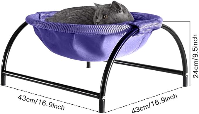 Cat Bed Dog Bed Pet Hammock Bed Cat Sleeping Cat Supplies Pet Supplies Whole Wash Stable 16.9 in 16.9 in 9.5 in