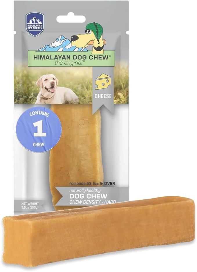 Himalayan Dog Chew Original Yak Cheese Dog Chew 1 X-Large 5.3 oz, 100% Natural, 55 lbs