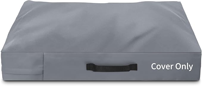 COSHNIBI Dog Bed Covers Replacement Washable 44Lx32Wx4H Dog Bed Replacement Covers with Zipper and Carry Handle