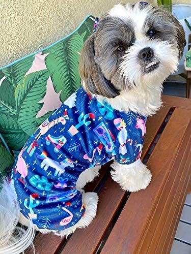CuteBone Dog Pajamas Christmas Clothes Pjs for Small P108XL