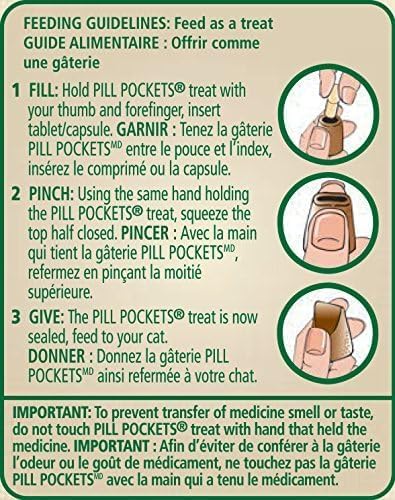 Feline Greenies Pill Pockets Salmon 45 count 1.6 6 PACK