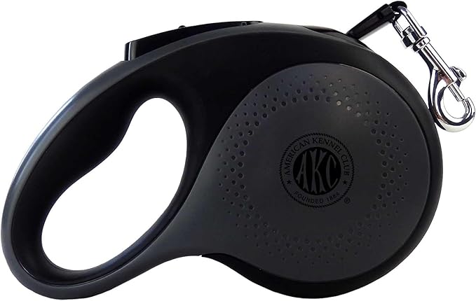 American Kennel Club Retractable Tangle-Free Dog Leash 16.4ft, for 66 lbs,