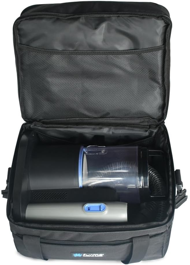 Carrying Case for FM-02 Professional PLUS Grooming Vacuum Kit - Lightweight Bag with Multiple Compartmans & Pockets, Suitable for Traveling and Storage