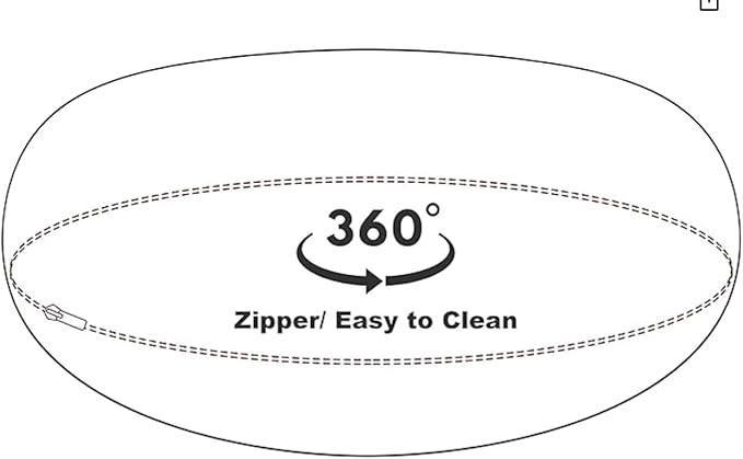 Bessie and Barnie Bagel Donut Dog Bed