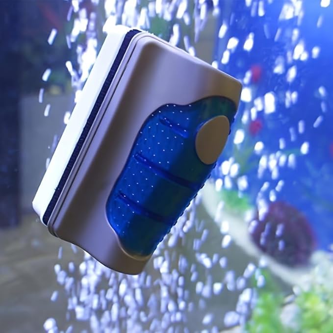 Magnetic Aquarium Fish Tank Algae Glass Cleaner Scrubber 50 Gallon