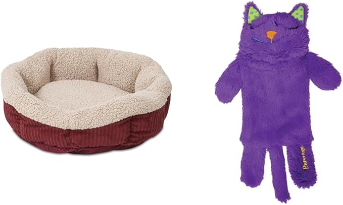 Petmate Aspen Pet Self Warming Round Bed 19.5 Inches,