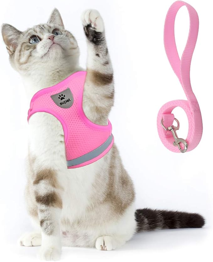 Supet Cat Harness and Leash Set for Walking