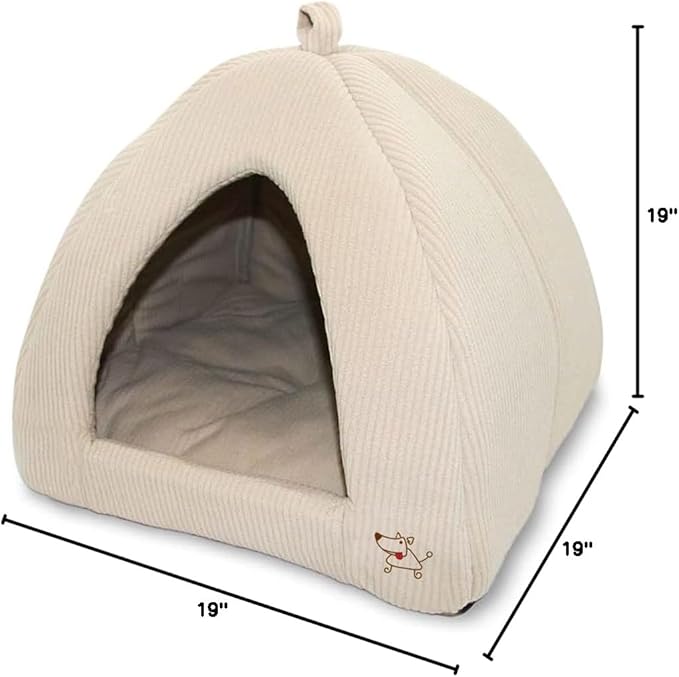 Pet Tent-Soft Bed for Dog and Cat by Best Pet Supplies 19" x 19" x H:19"