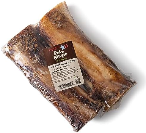 Pet 'n Shape Beef Bone Dog Treats 2 Count