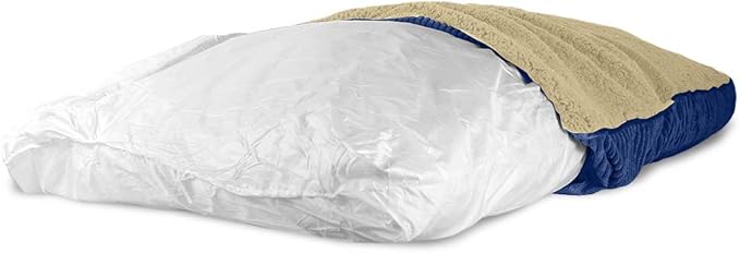 Floppy Dawg Large Dog Bed Replacement Cover. Removable 40L x 28W. Blue