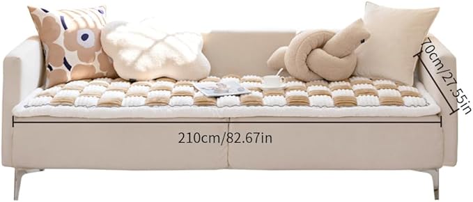 Pet Couch Cover for Sofa (27x82inch, Dark