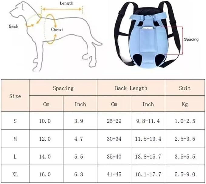 Hands-Free Pet Dog Carrier Backpack for Walking