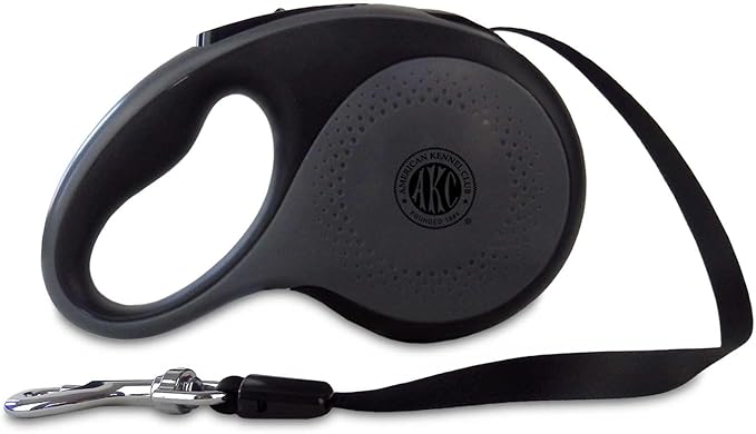 American Kennel Club Retractable Tangle-Free Dog Leash 16.4ft, for 110 lbs,