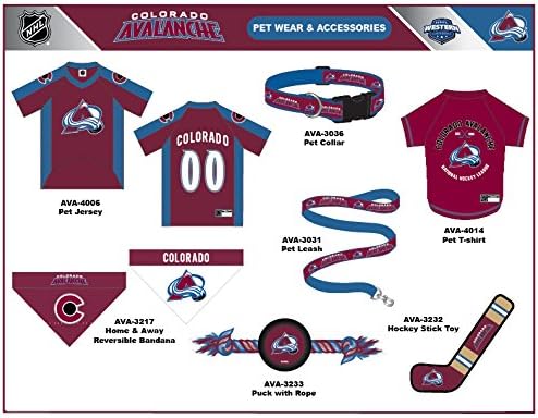 NHL Colorado Avalanche Tee Shirt for Dogs & Cats