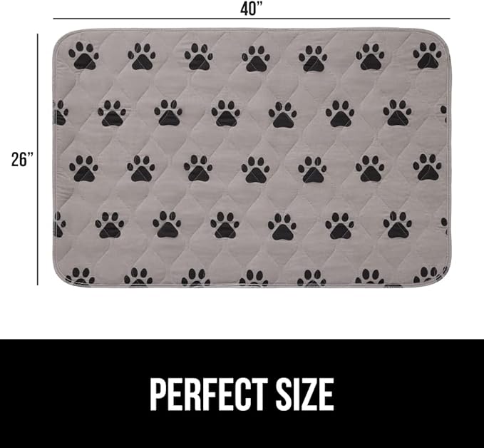 Gorilla Grip Washable Puppy Pads 40x26, Slip