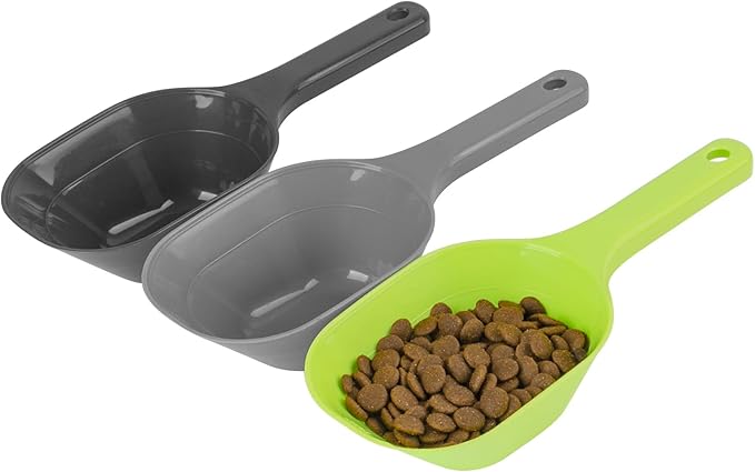 3 Pack Dog Food Scoop Set 1 Cup
