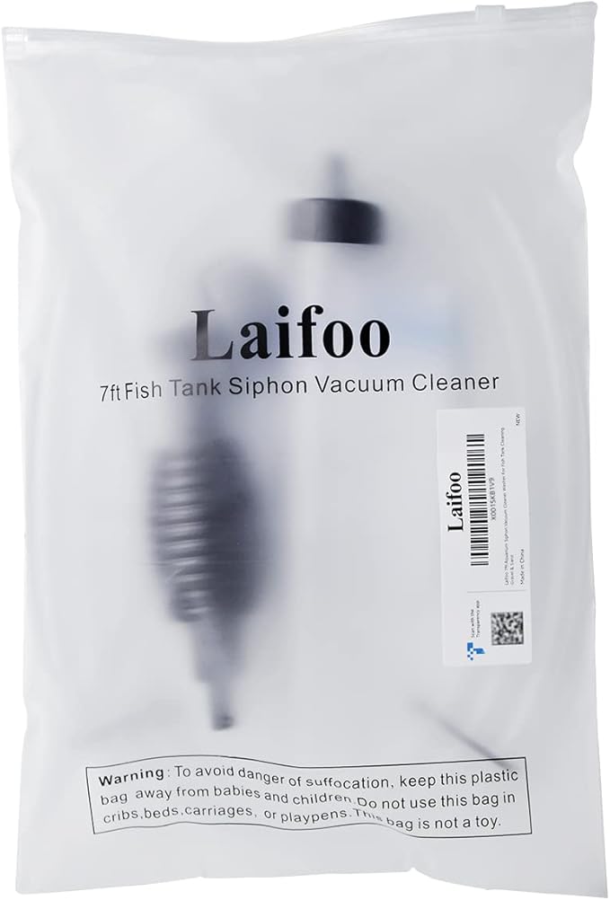7ft Aquarium Siphon Vacuum Cleaner for Fish Tank