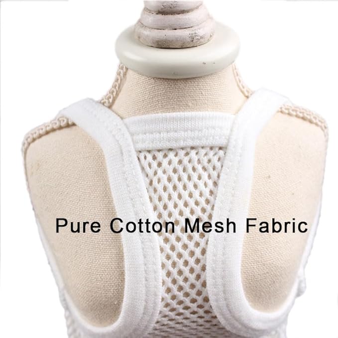 Pet Dog Clothes for Small Dogs Girl,Puppy Dog Dress,Fashion Comfortable Dog and Cats Vest, Spring Summer Pet Apparel(Blue,Small)