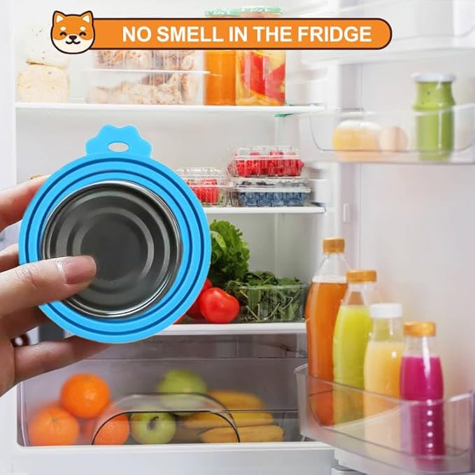 2 Pack Pet Food Cans Lids