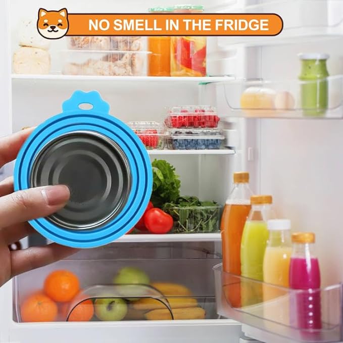 2 Pack Pet Food Cans Lids