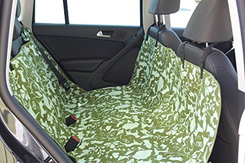 Molly Mutt 3-in-1 Back Seat Cover for Dogs 100% Cotton 56"x56"