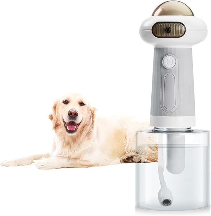 Electric Foam soap Dispenser for Dog Bath/cat Bath/Kitchen Sink/Bathroom/ 9 inx 3.2in x 3.2in 350ml 1200mAh IPX 7 Waterproof