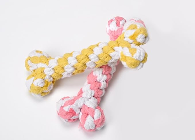 047393528445 Rectangle Pet Bed with Dog Paw Printing Toys 25" x 21", Brown/Coffee