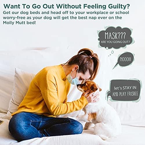 Molly Mutt Water-Resistant Dog Bed Liner Small,22"x27"x4.75"