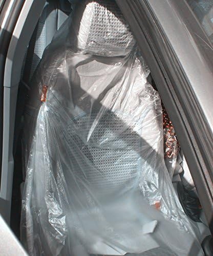 Moyishi Car Disposable Plastic Seat Covers Vehicle Protector (100PCS)