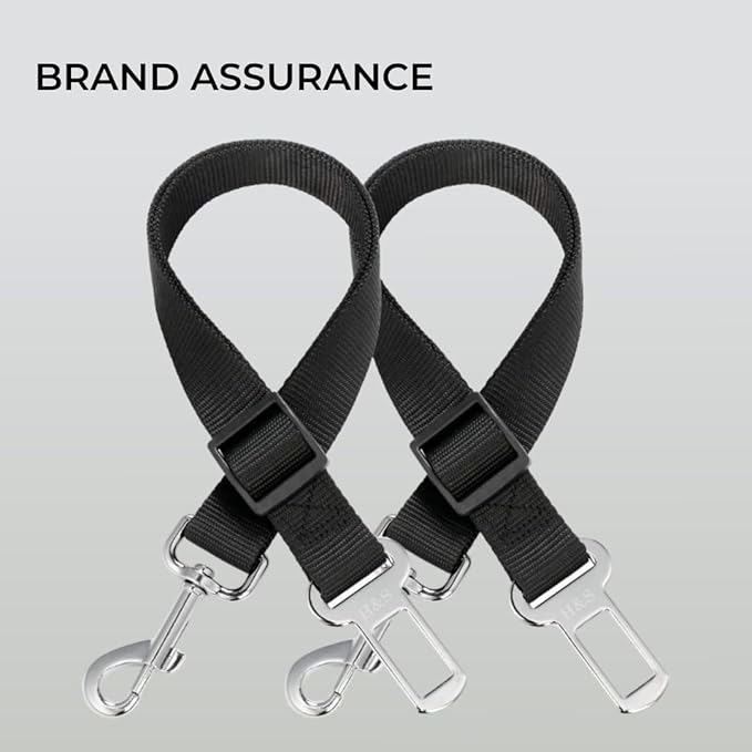 H&S Dog Seat Belt for Car Traveling 2pcs -